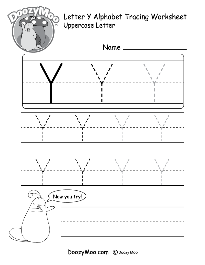 Uppercase Letter Tracing Worksheets Free Printables Doozy Moo