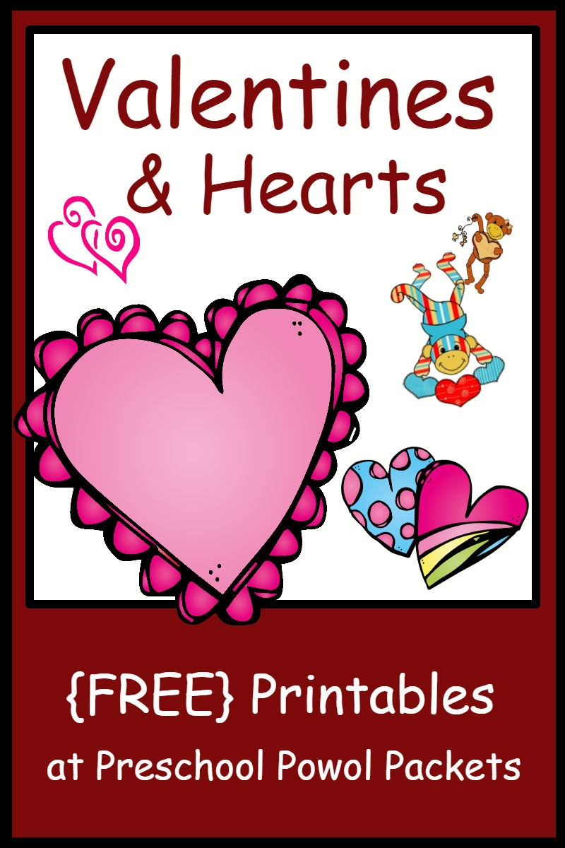 Free Preschool Valentine's Day Printables