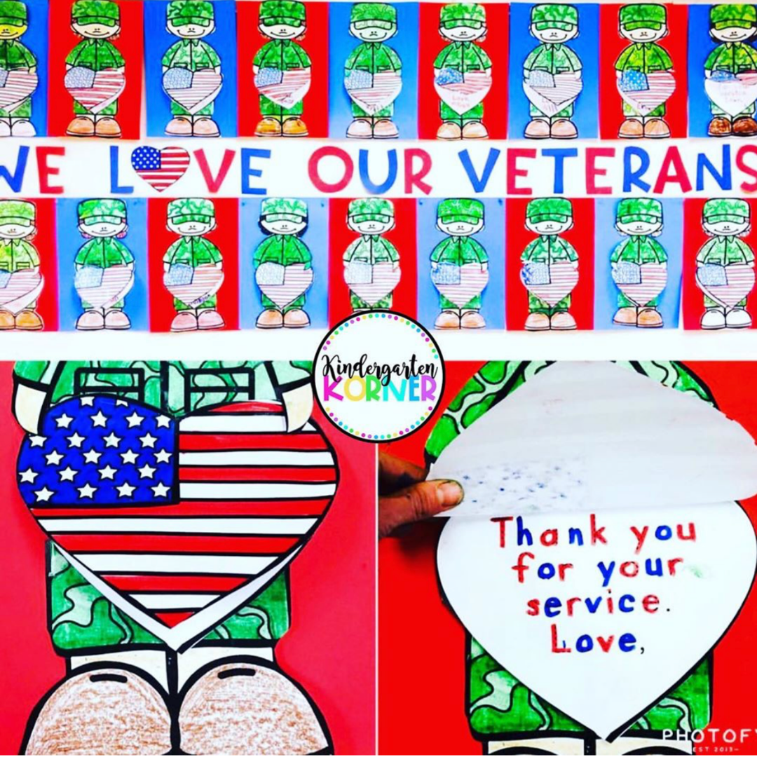 Veterans Day Activities For Kindergarten And 1st Kindergarten 