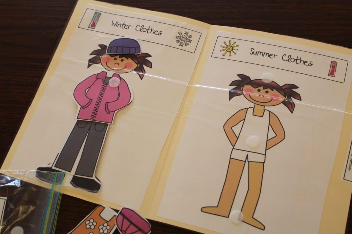 File Folder Games For Preschoolers Printables