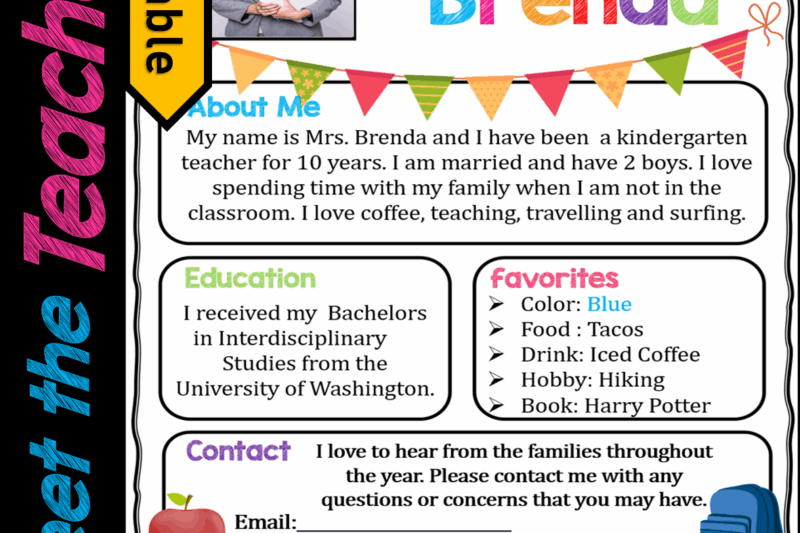 Free Printable Preschool Welcome Letter