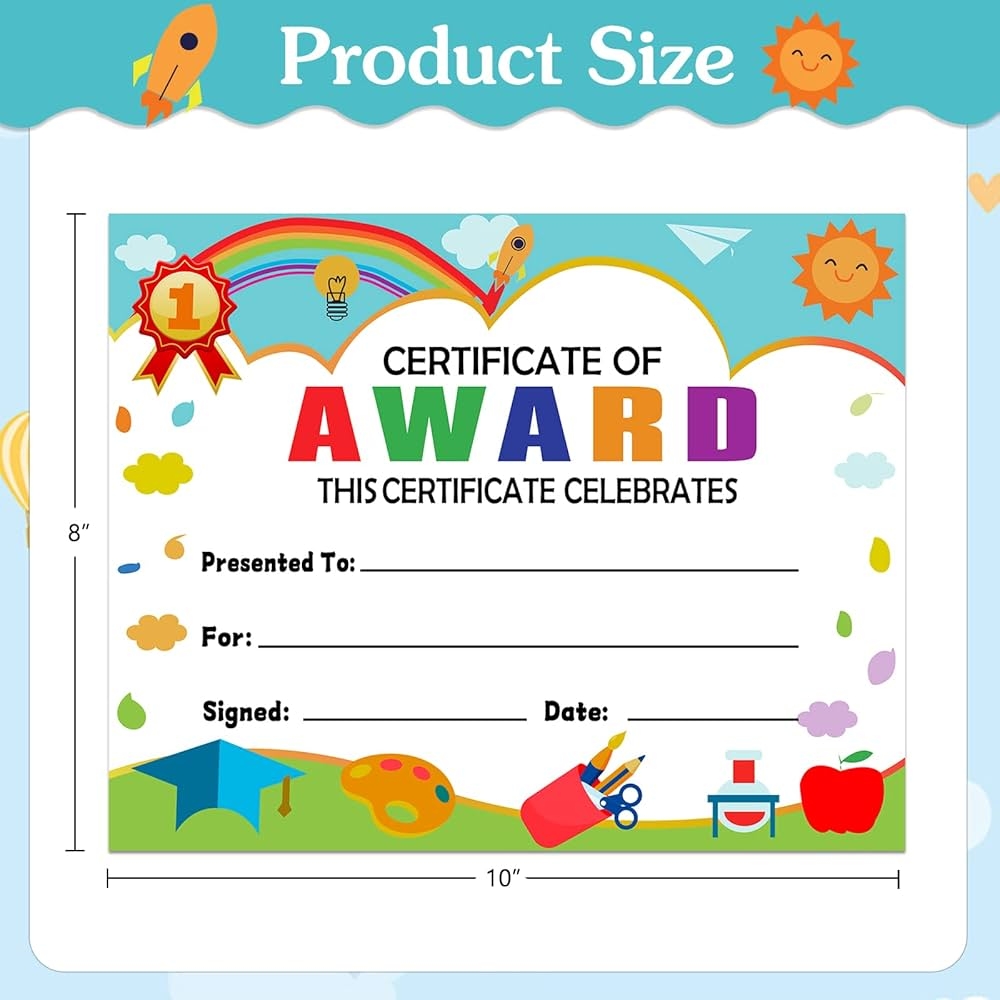 WhatSign 30PCS Kindergarten Certificate Preschool Diploma Kindergarten Graduation Achievement Certificates For Kid Certificate Of Completion Student Awards Teacher Elementary School Classroom Supplies Buy Online At Best Price In KSA Souq WhatSign 30PCS Kindergarten Certificate Preschool Diploma Kindergarten Graduation Achievement Certificates For Kid Certificate Of Completion Student Awards Teacher Elementary School Classroom Supplies Buy Online At Best Price In KSA Souq