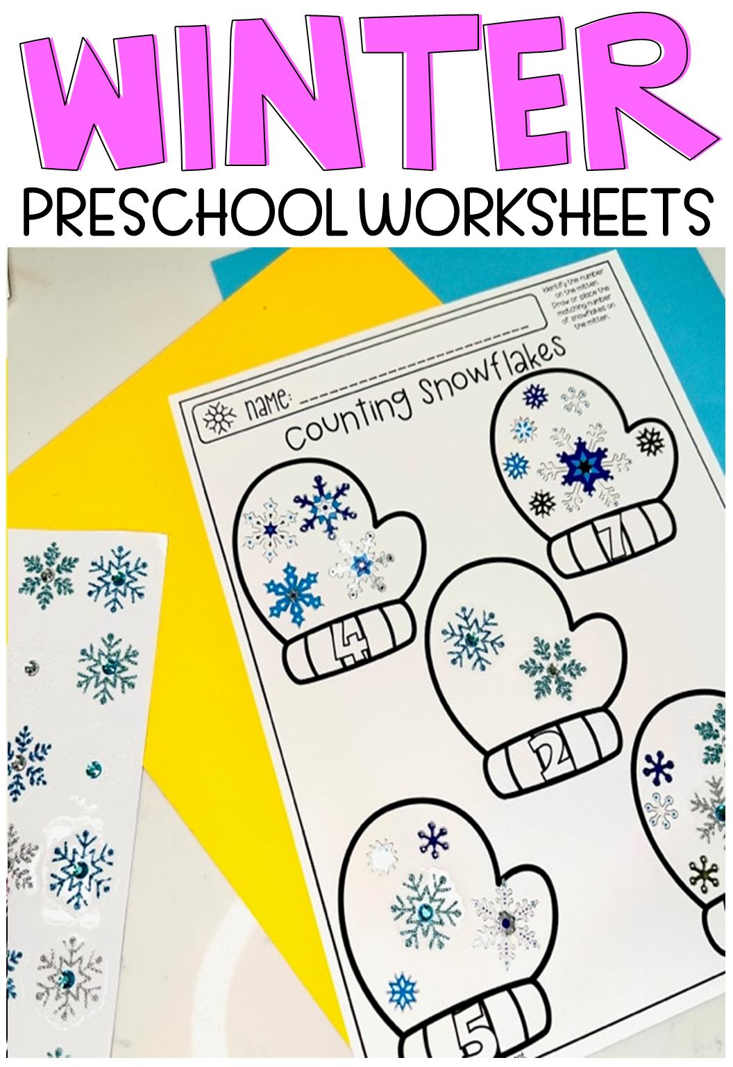 Winter Printables Preschool