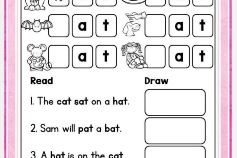 Free Printable Word Family Worksheets