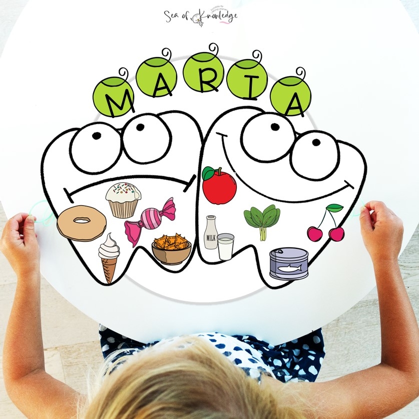 10 Epic Dental Health Preschool Crafts Printable Sorting Craft 