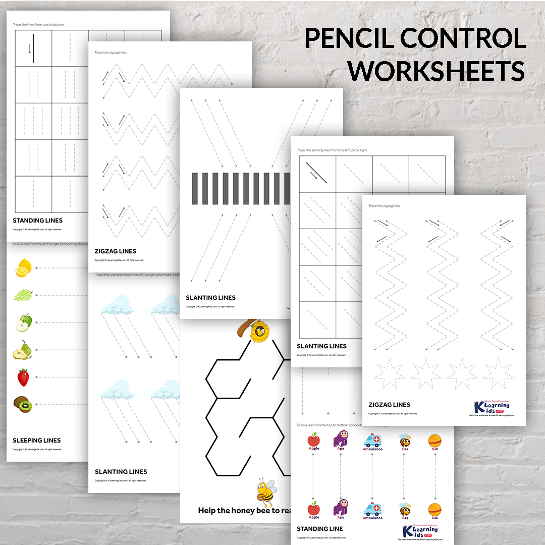 Free Printable Pencil Control Worksheet
