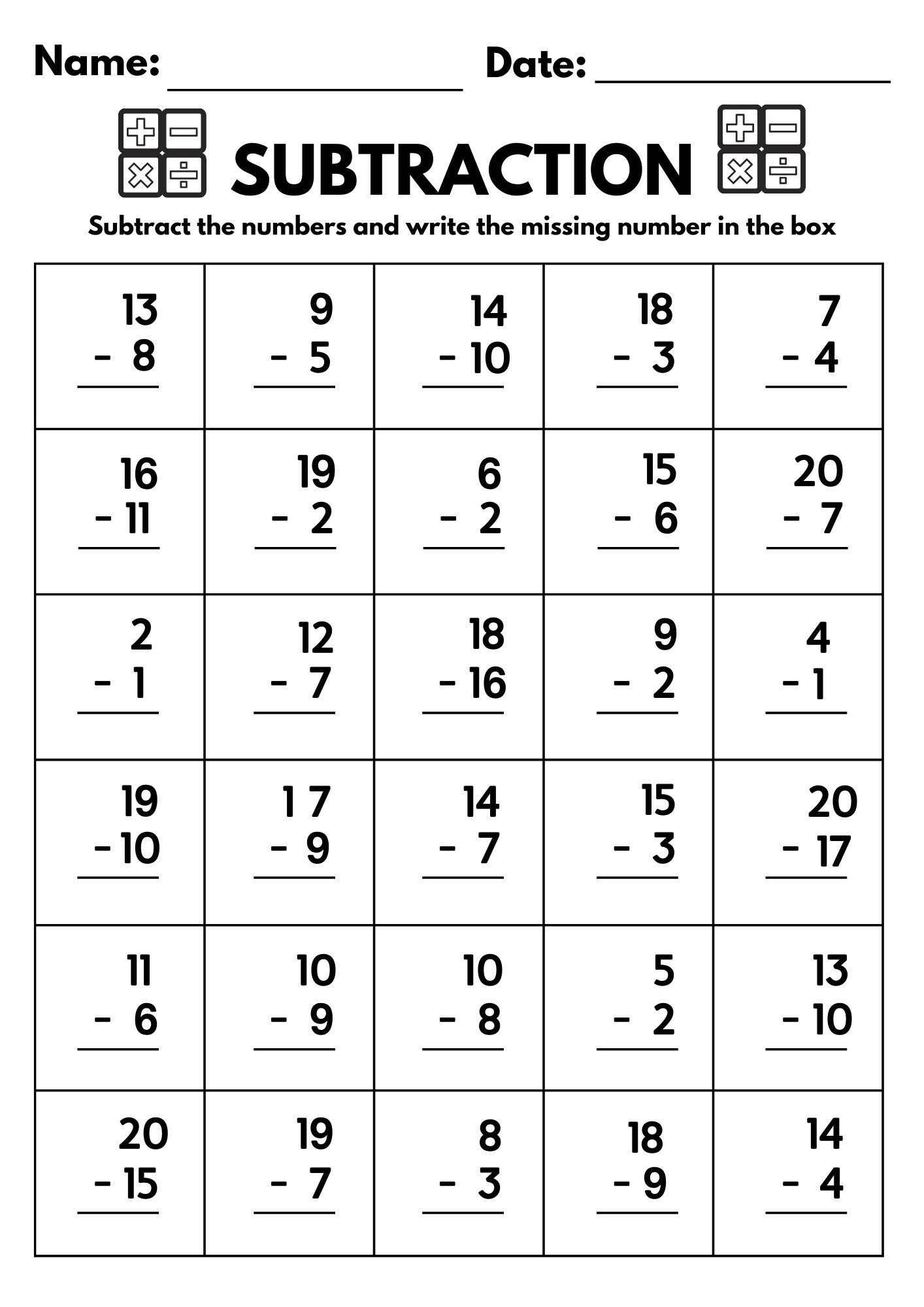 Subtraction Worksheets 2nd Grade Free Printable Subtraction Worksheets 2nd Grade Free Printable