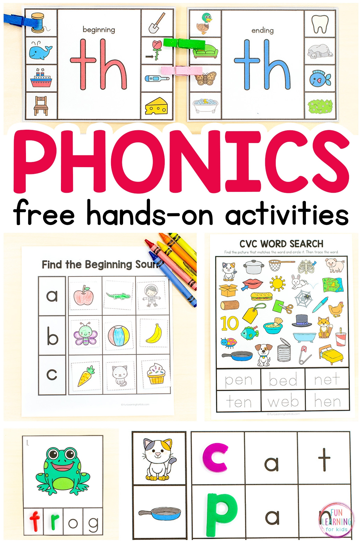 100 Phonics Activities For Kids Learning To Read