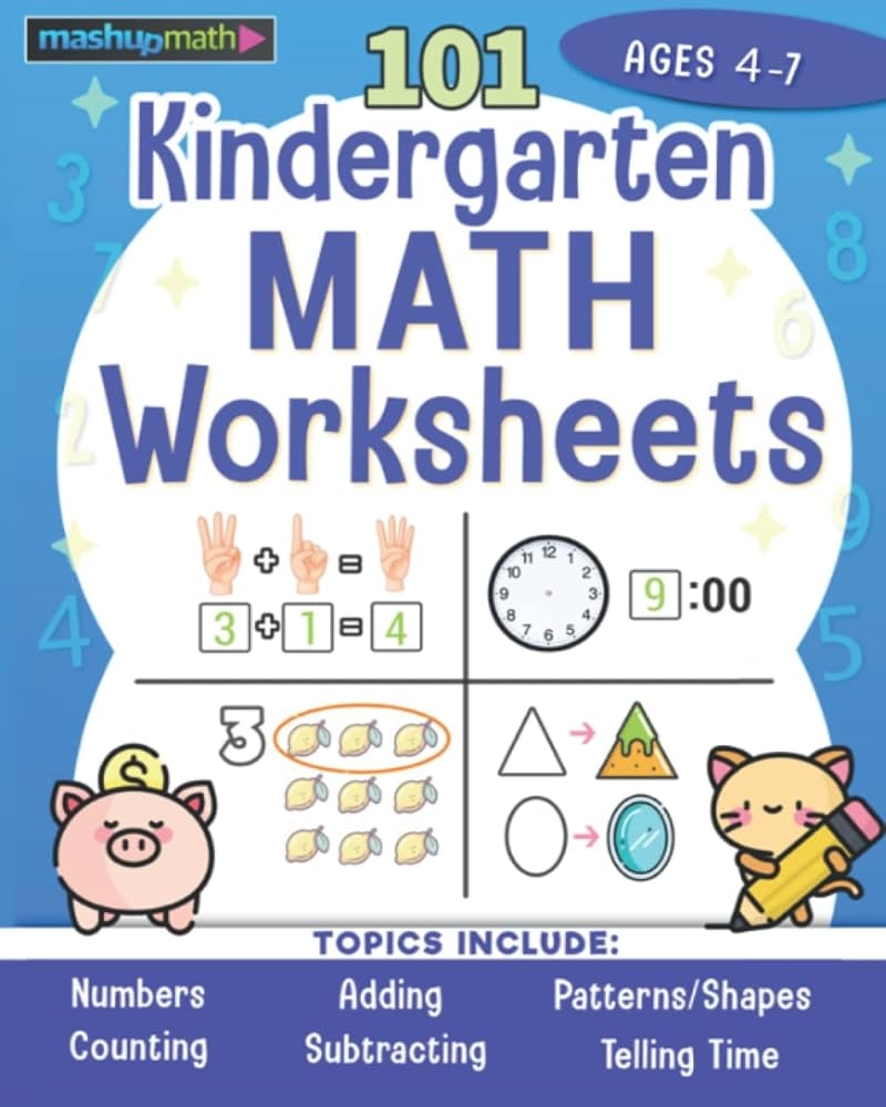 Pre K Kindergarten Math Worksheets
