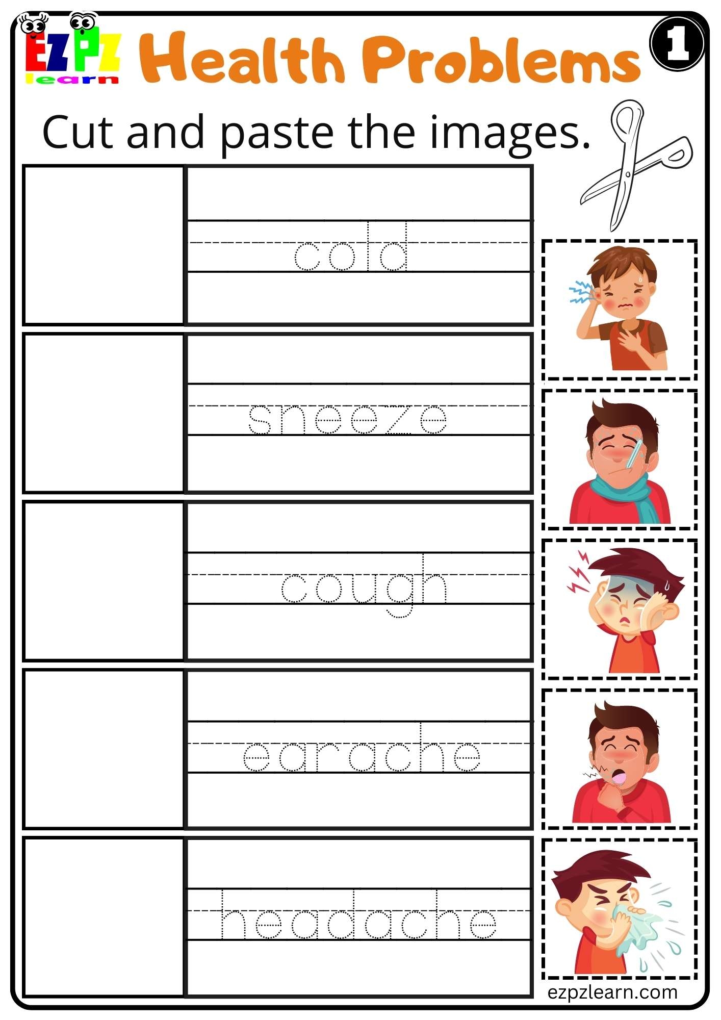 11 Free Preschool Health Worksheets U0026 Printables SupplyMe 