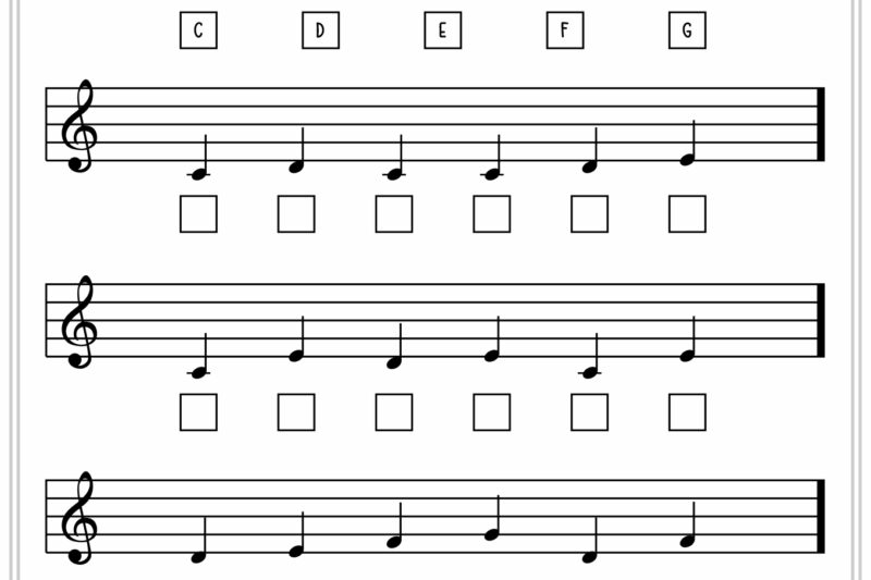 Music Theory Free Printable Worksheets