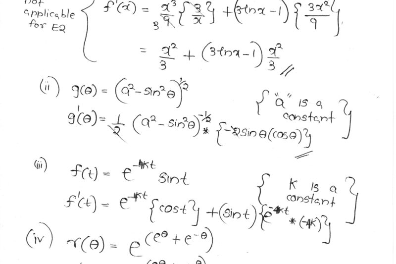 Math 124 Worksheets