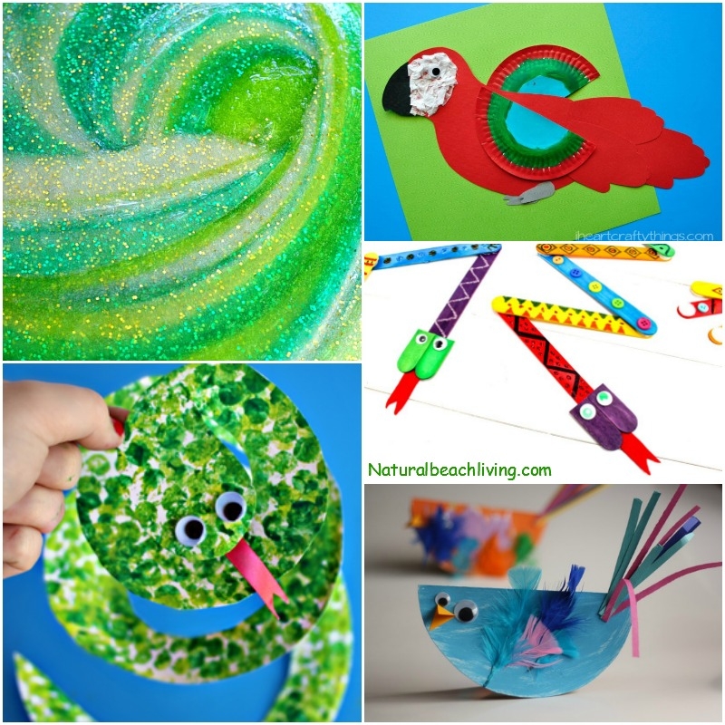 13 Amazing Rainforest Crafts Kids Can Make Natural Beach Living