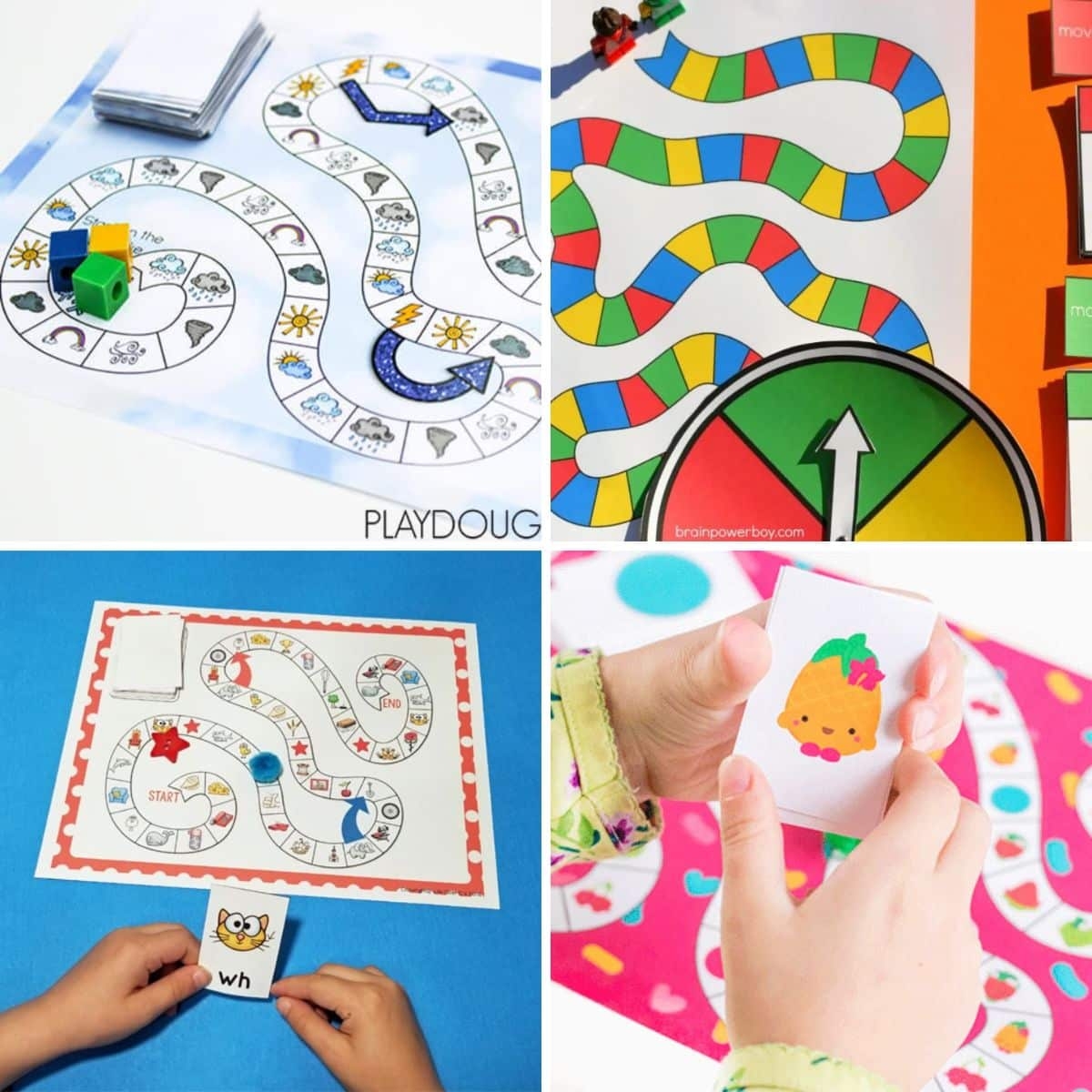 15 Adorable Printable Board Games For Kids Playtivities 15 Adorable Printable Board Games For Kids Playtivities