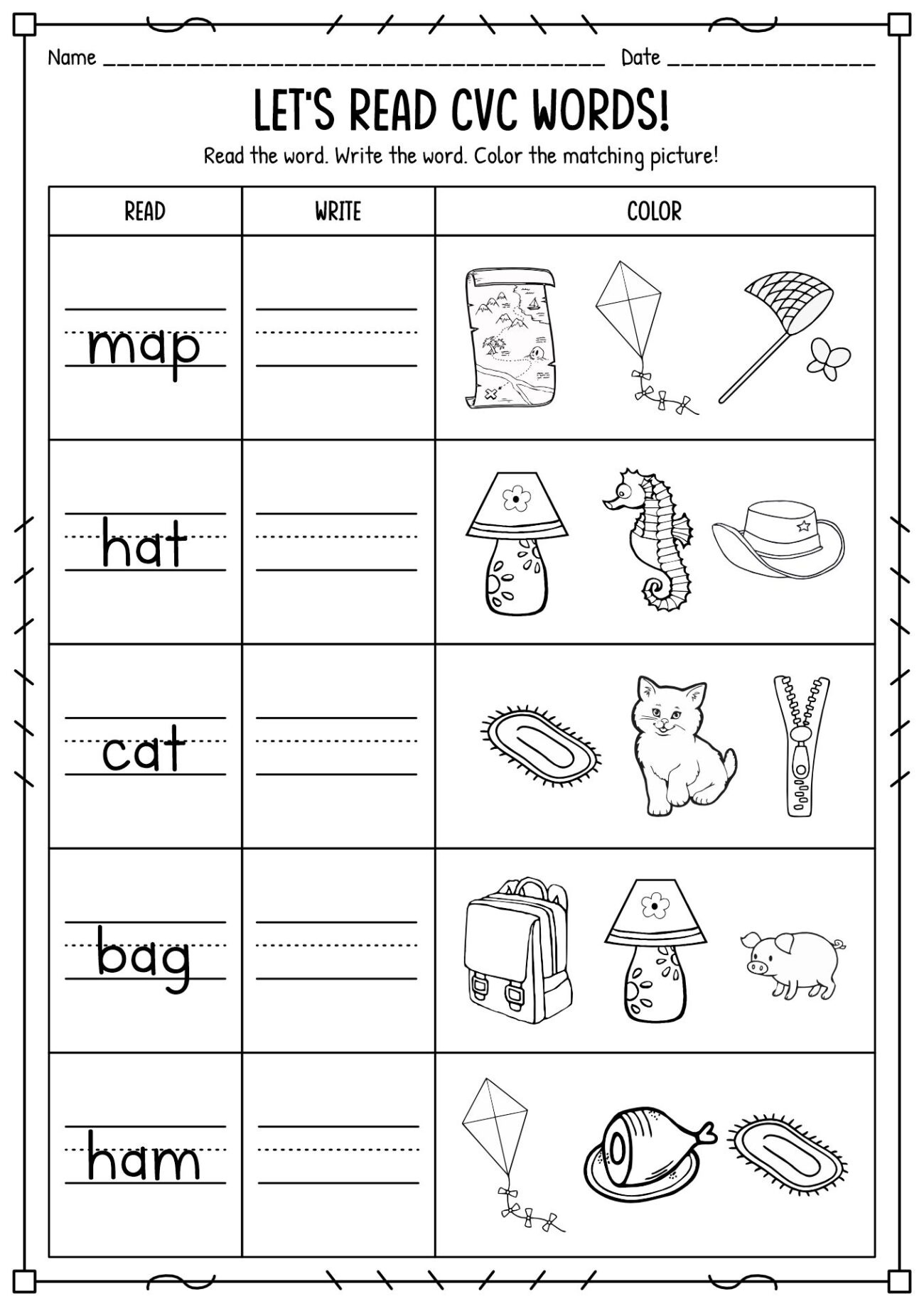 15 Kindergarten Language Arts Worksheets Free PDF At Worksheeto