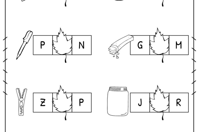 Preschool Language Arts Printables