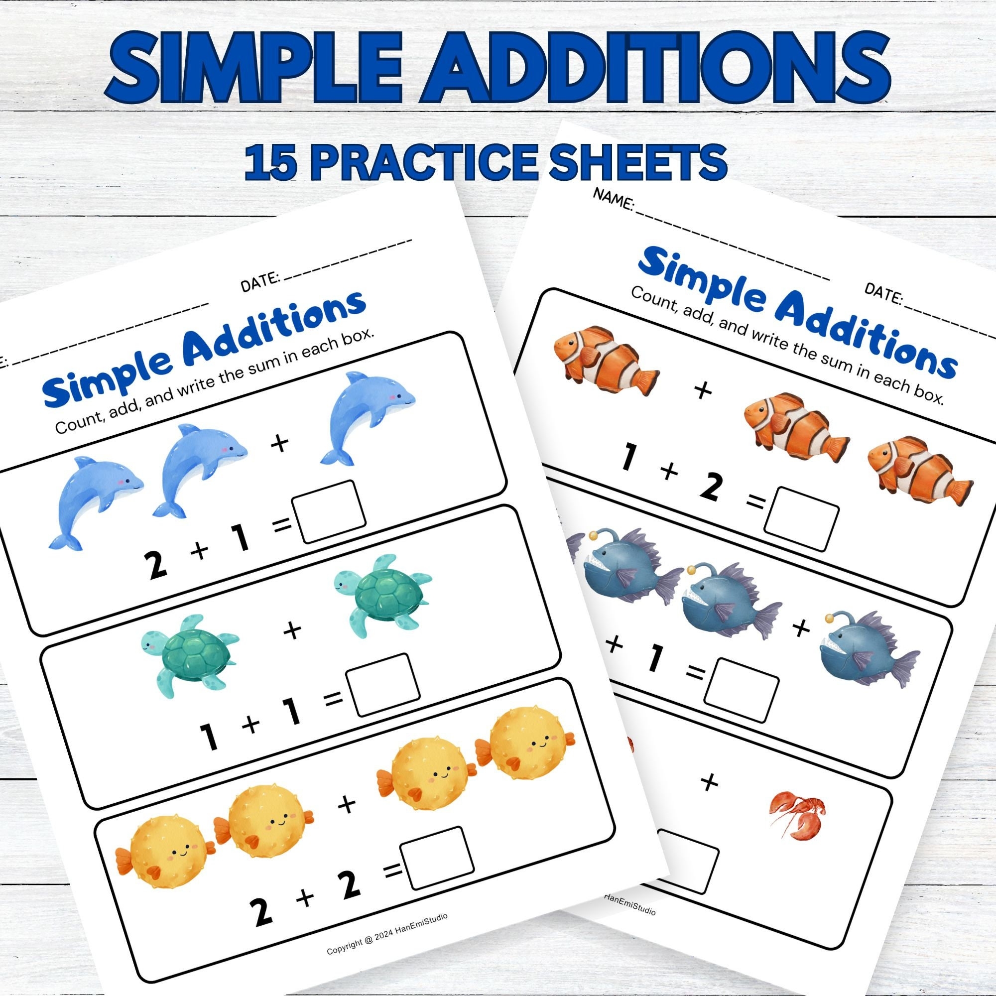 Free Printable Simple Math Worksheets