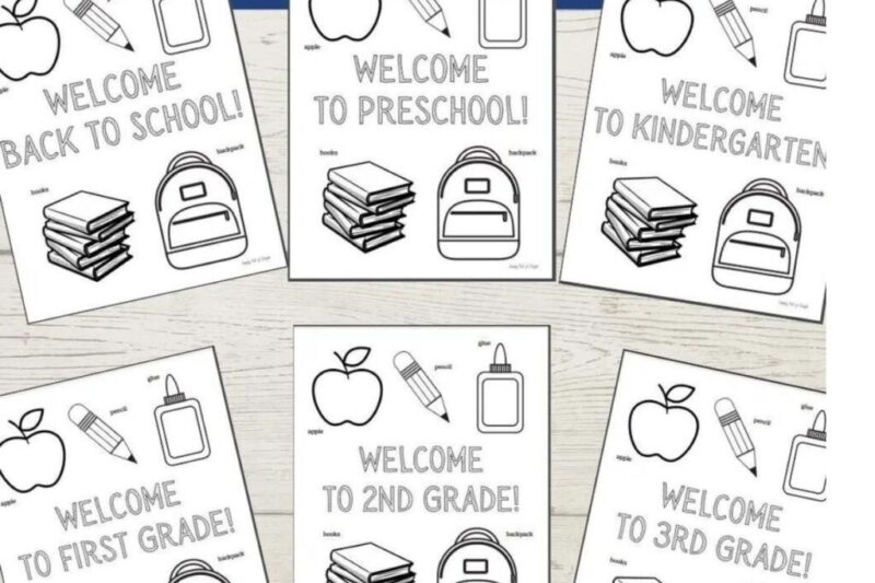 Welcome To Preschool Free Printable