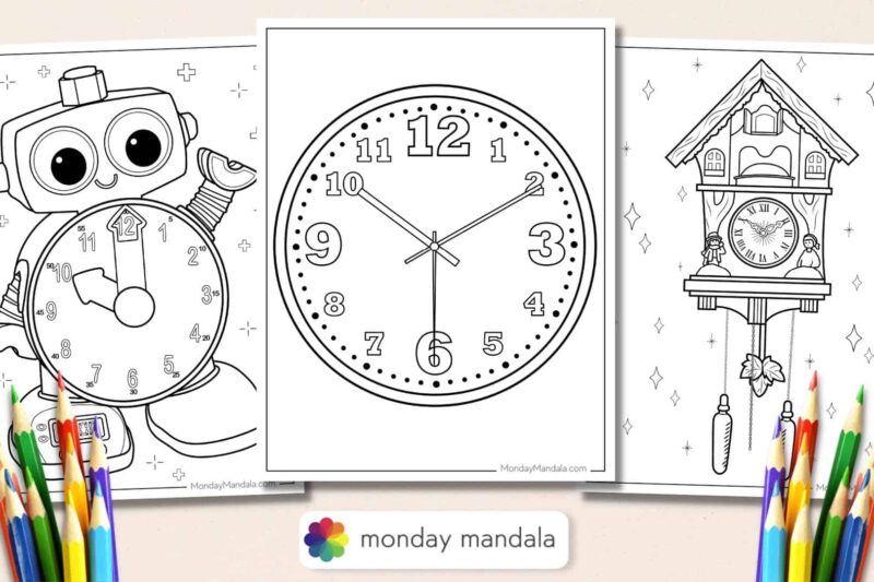 Types Of Clocks Free Printable Preschool
