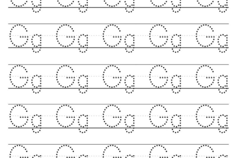 Printable Traceable Alphabet Preschool