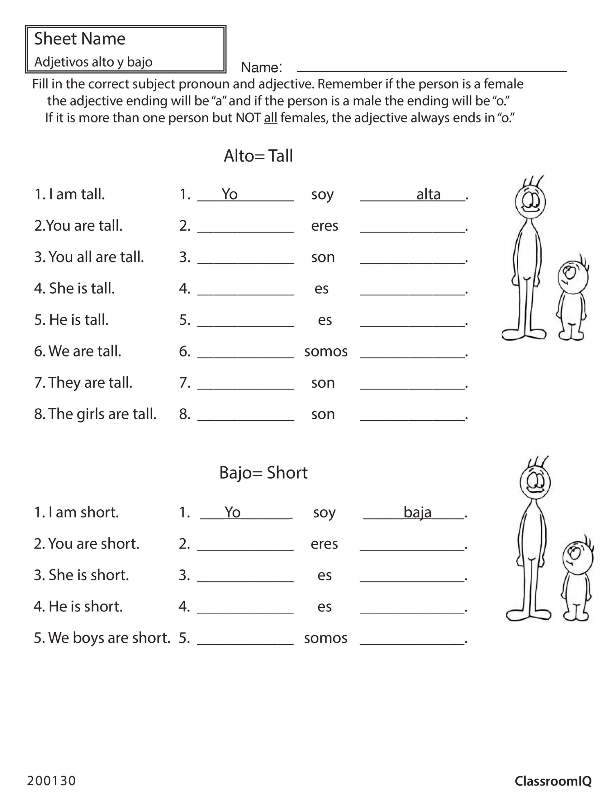 27 Spanish Worksheets Level 1 Ideas Spanish Worksheets Teaching Spanish Spanish Lessons