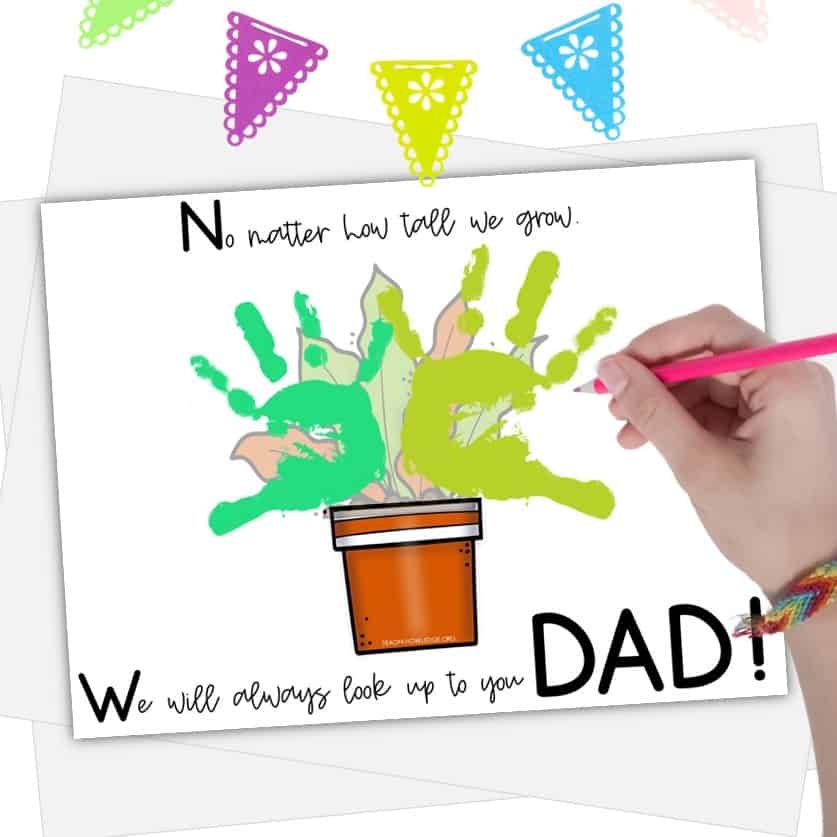3 Fun And Easy Father s Day Handprint Poem Crafts