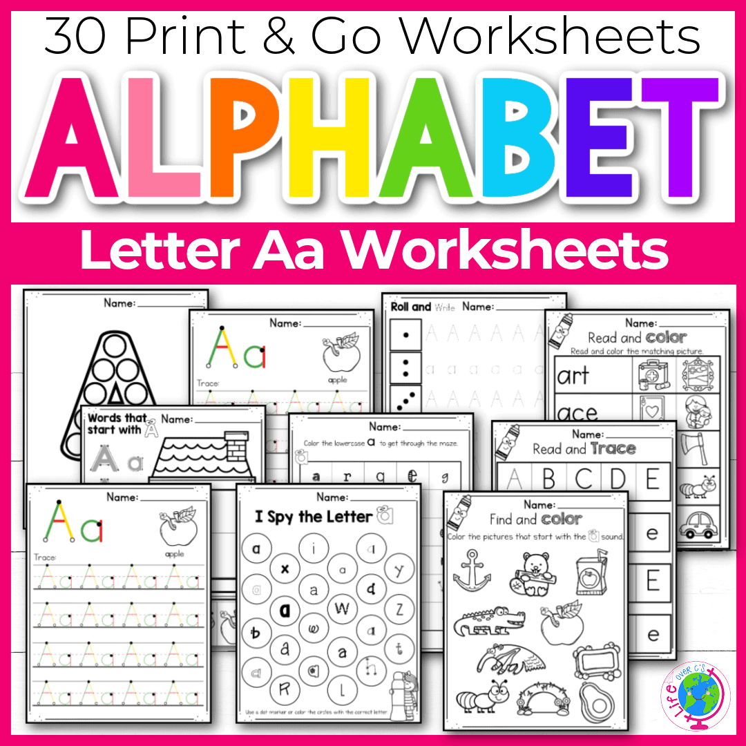 Preschool Letter A Printables