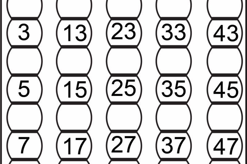 Free Printable Worksheet For Kindergarten