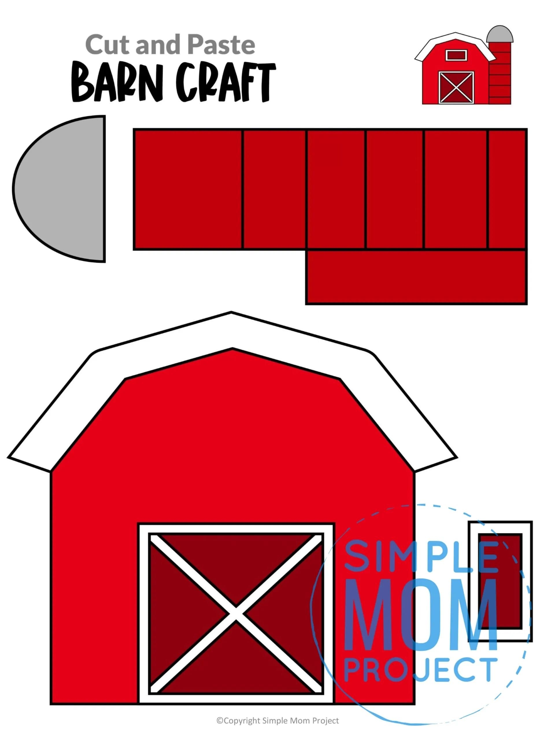36 Farm Barn Crafts For Kids Ideas Barn Crafts Farm Animals Farm Animal Crafts