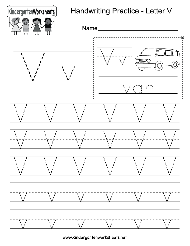 Free Printable Writing Worksheets Kindergarten