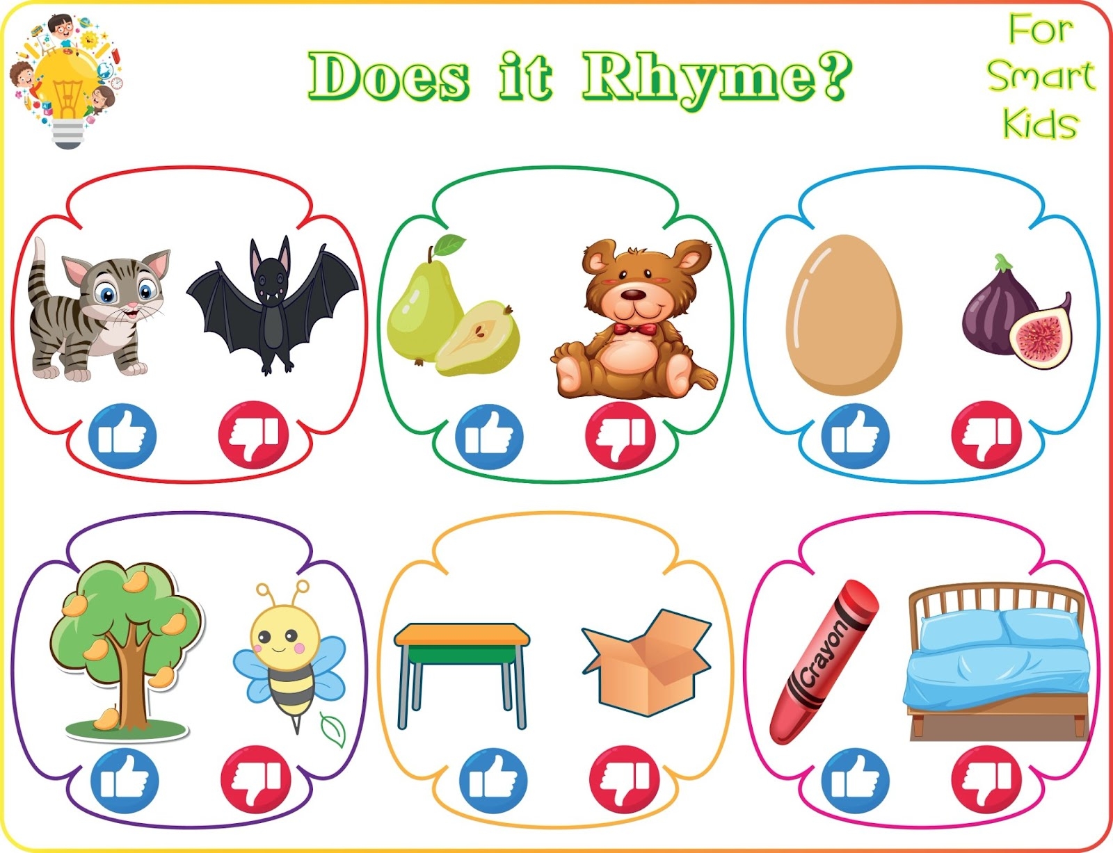 Printable Rhyming Books For Preschoolers