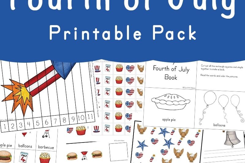 Preschool 4th Of July Printables