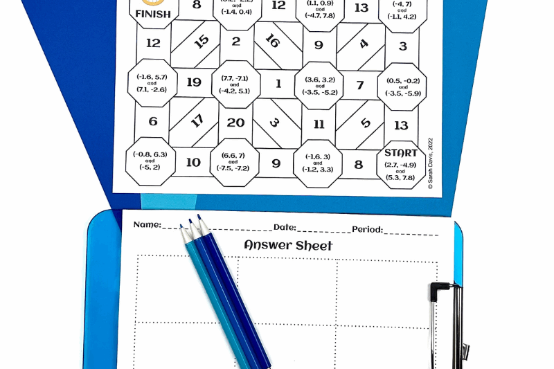 The Distance Formula Maze Worksheet Answers