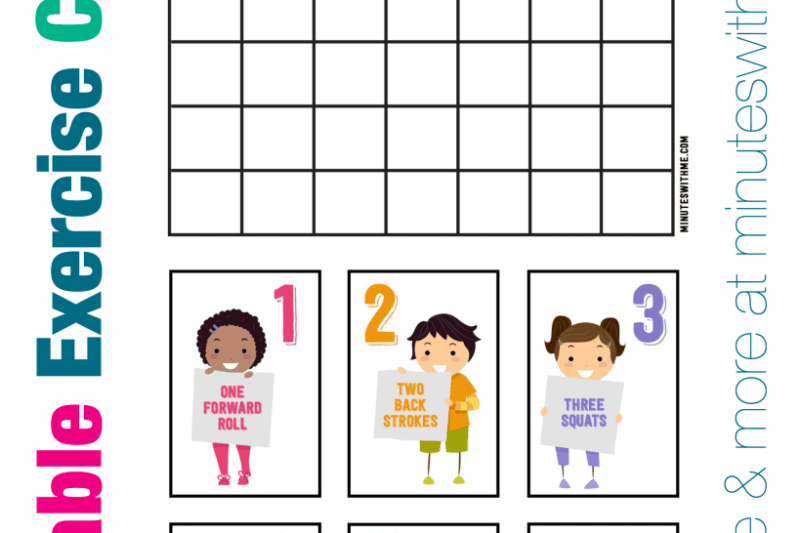 Preschool Exercise Printables