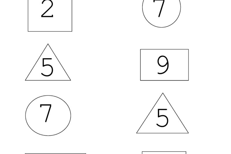 Nursery Worksheets Maths