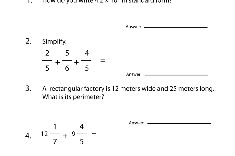 Free Printable Worksheets For 5th Grade