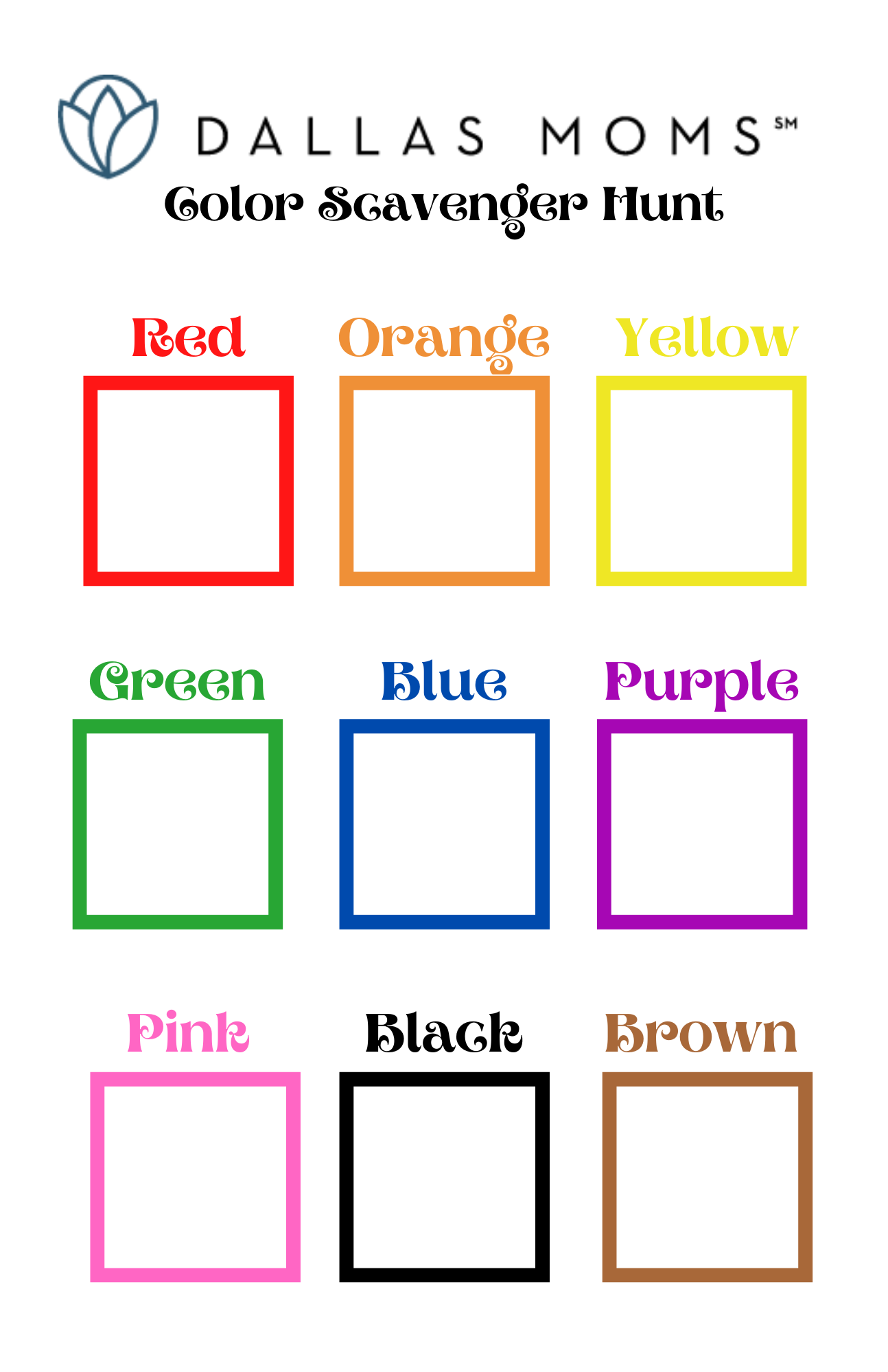 6 Printables For National Scavenger Hunt Day