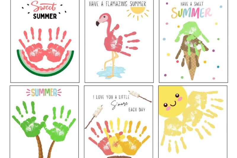 Printable Summer Crafts For Preschoolers