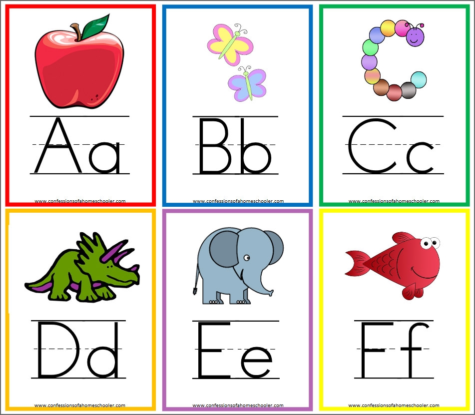 8 Free Printable Educational Alphabet Flashcards For Kids 8 Free Printable Educational Alphabet Flashcards For Kids