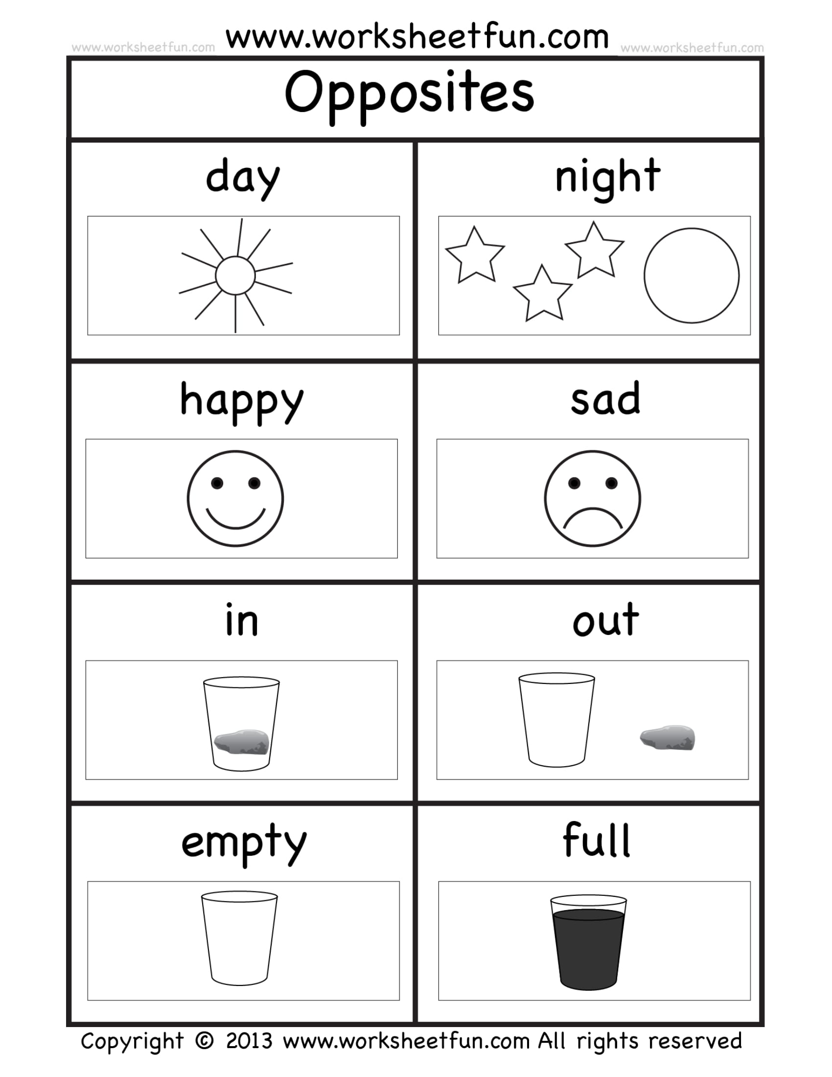 Preschool Exercise Printables