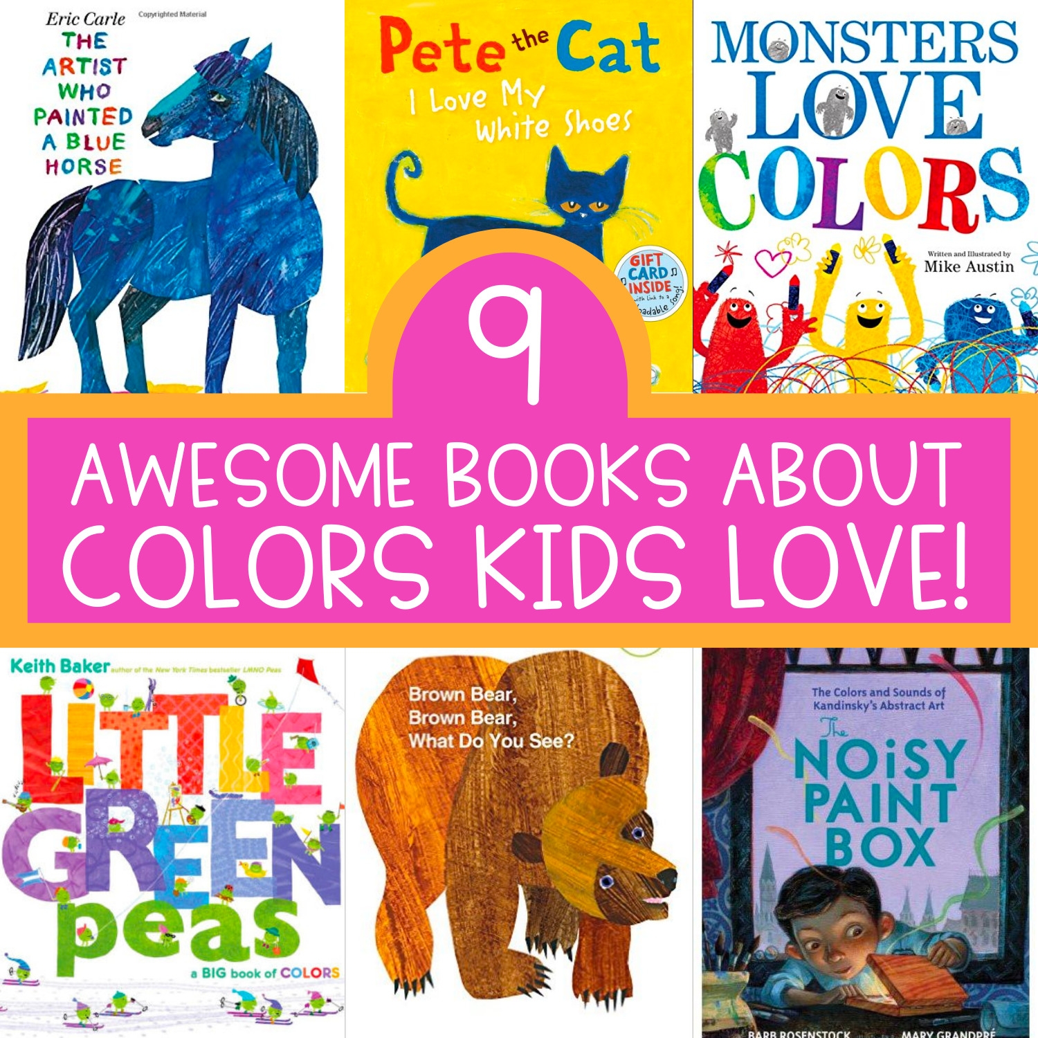 Printable Preschool Colorful Books