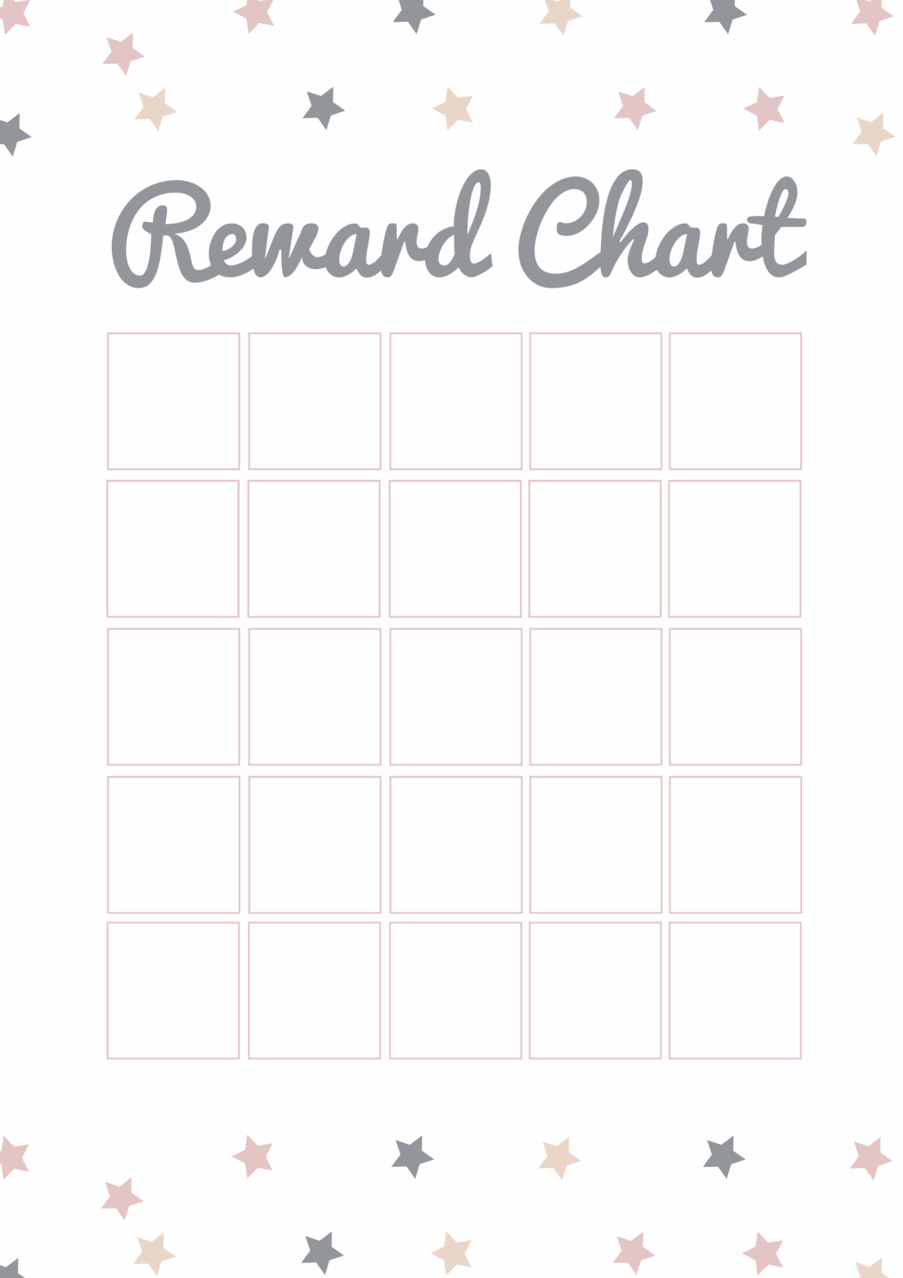 A Simple Reward Chart Free Printable Domestic Fashionista
