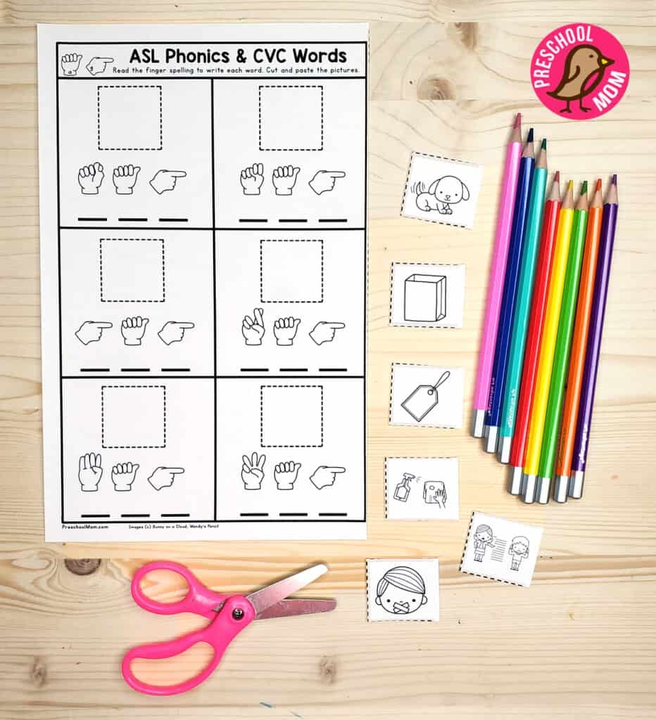 ABC Phonics Sign Language Preschool Mom
