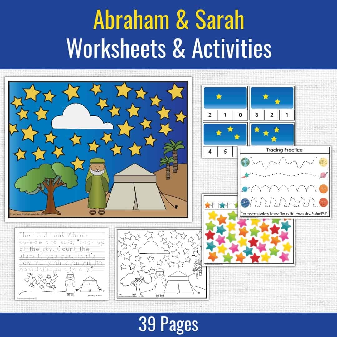 Abraham U0026 Sarah Preschool Bible Activities Bible Crafts Shop