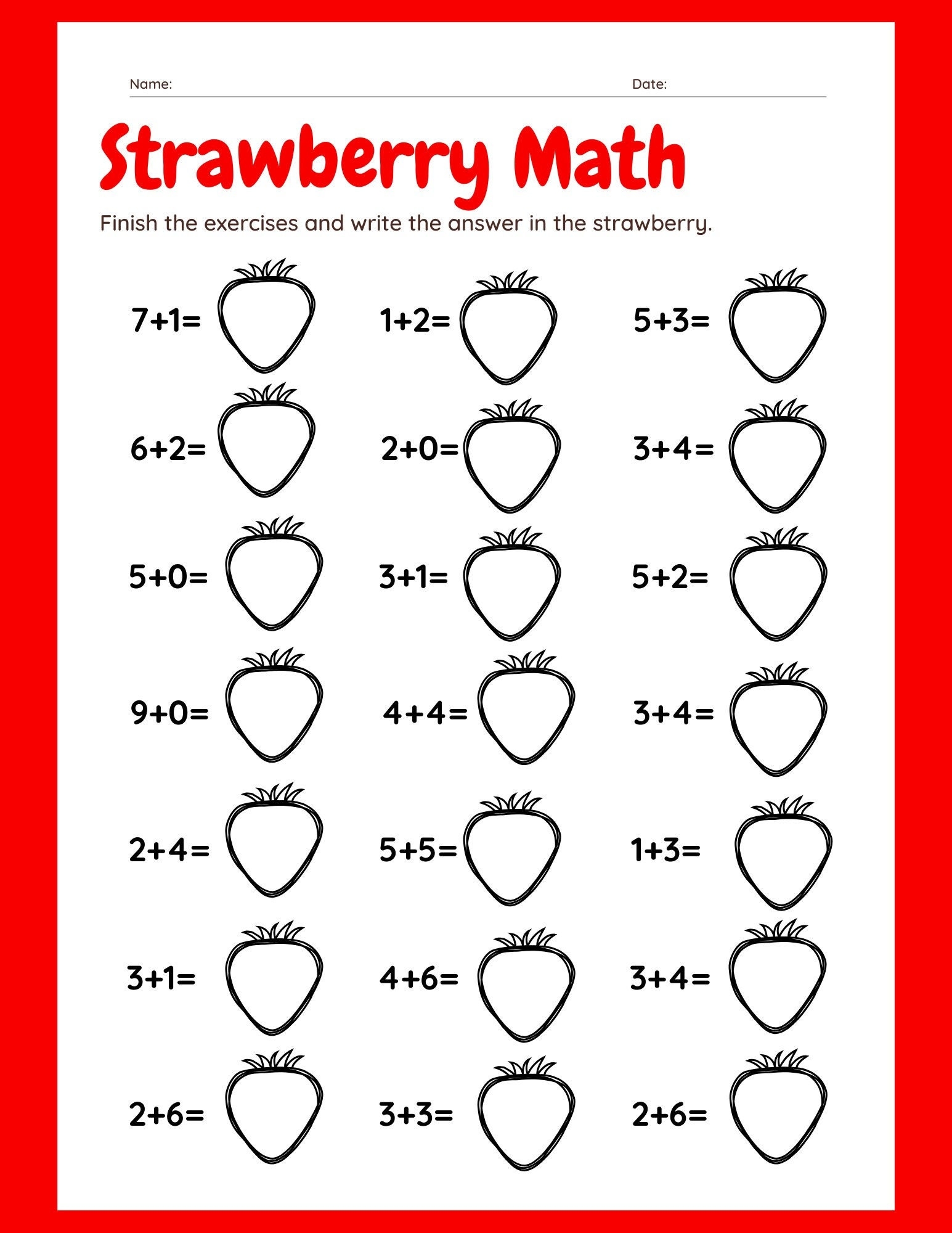 Addition And Subtraction Worksheet For Kindergarten Fun Worksheet 