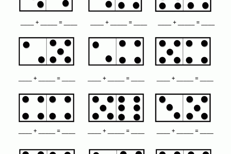Free Printable Senior Kindergarten Math Worksheets