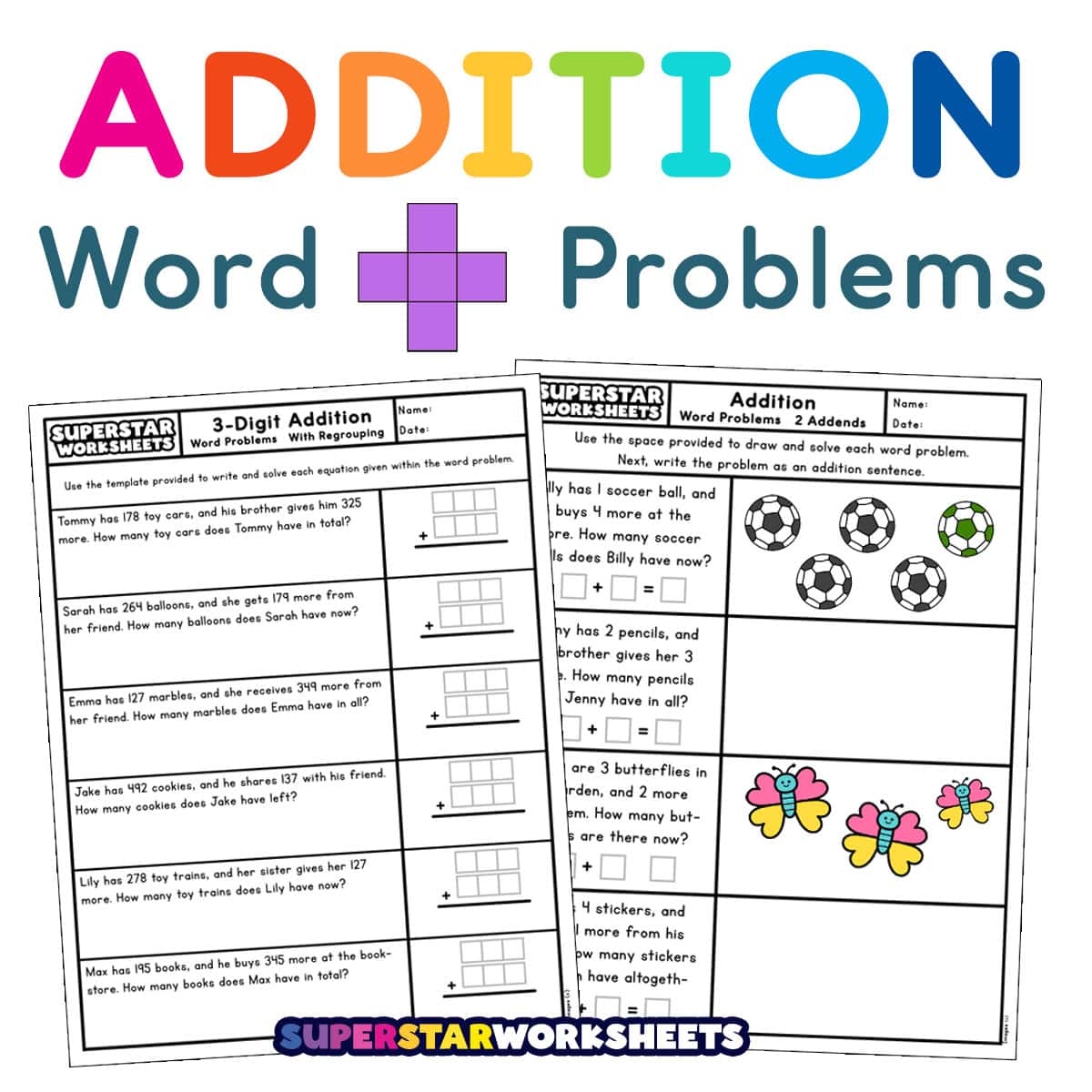 Math Word Problems For Kindergarten Worksheets