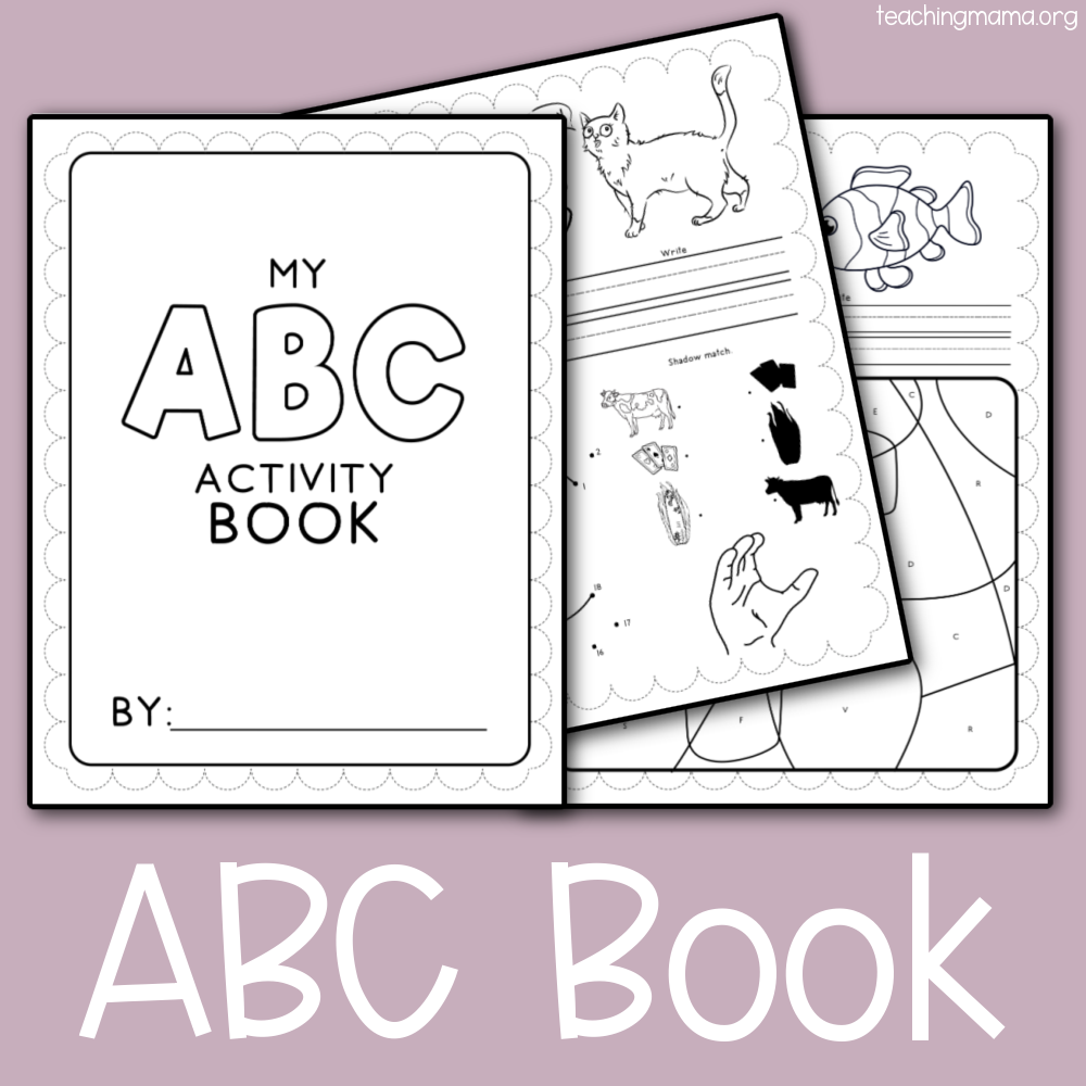 Alphabet Activity Book Teaching Mama