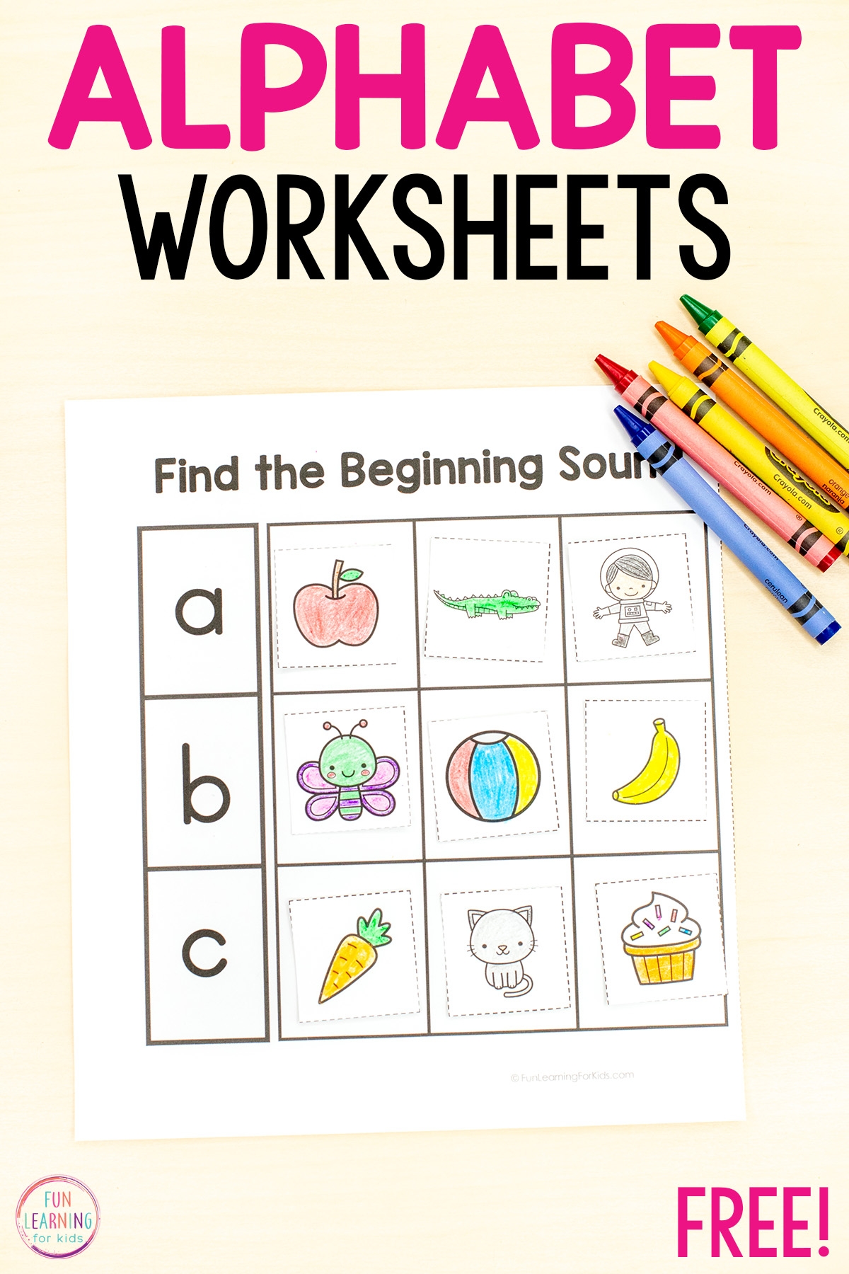 Free Sorting Worksheets For Kindergarten