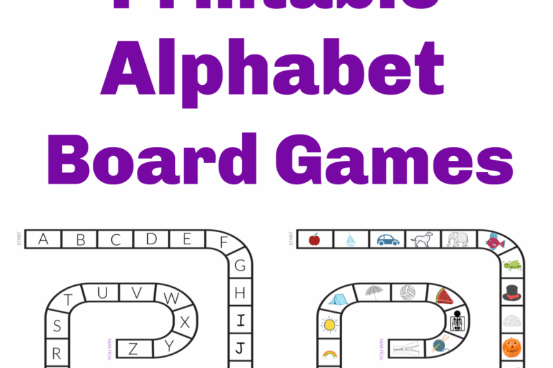 Preschool Letter Games Printable